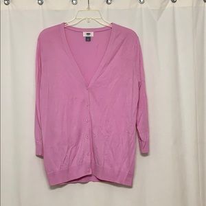 Old Navy cardigan with three-quarter sleeves NWOT